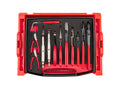Gripping, Cutting, and Locking Pliers Set with Open Top Drawer and Rack (12-Piece)