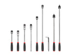 1/2 Inch Drive Quick-Release Comfort Grip Ratchet, L-Handle, and Breaker Bar Set (9-Piece)