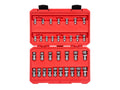 1/4, 3/8 Inch Drive Shallow 6-Point Universal Joint Socket Set with Case, 33-Piece (1/4 - 3/4 in., 6 - 19 mm)