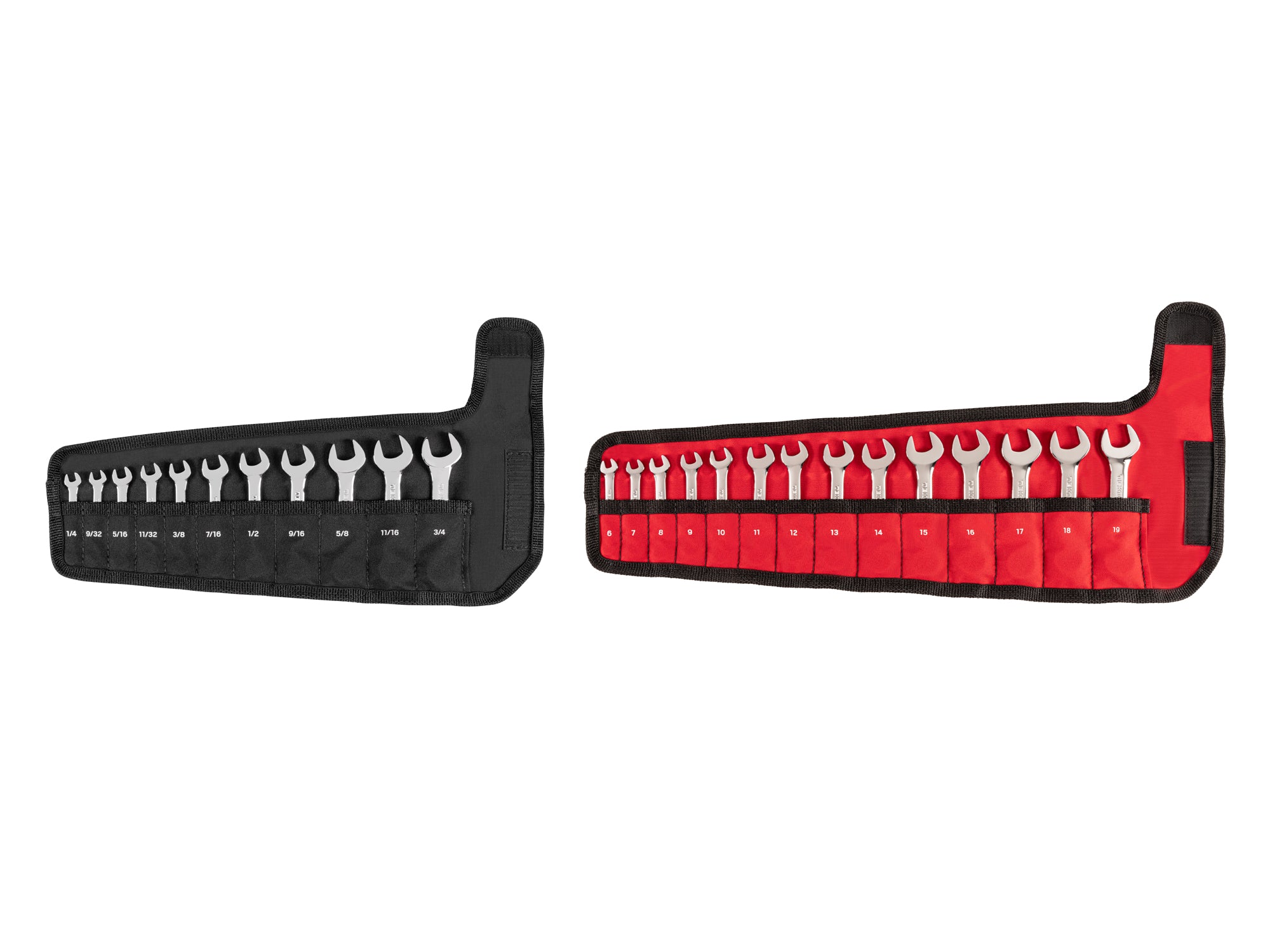 Stubby Combination Wrench Set with Rolls, 25-Piece (1/4 - 3/4 in., 6 ...