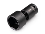 3/8 Inch Drive x 1 Inch Shallow 6-Point Universal Joint Impact Socket