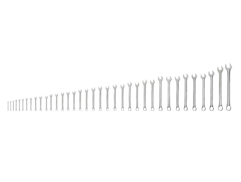 Combination Wrench Set, 36-Piece (6-50 mm, Common Sizes)
