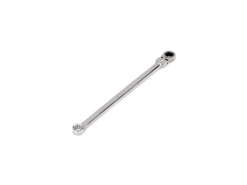 10 mm Long Fixed/Flex Head 12-Point Ratcheting Box End Wrench