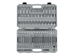 3/8 Inch Drive Hex, Torx, TR Torx, Phillips, Slotted, Square, Triple Square Bit Socket Set with Case (110-Piece)