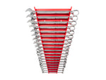 Combination Wrench Set with Rack, 19-Piece (6-24 mm)