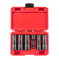 1/2 Inch Drive Deep Thin Wall Impact Flip Socket Set with Case (6-Piece)