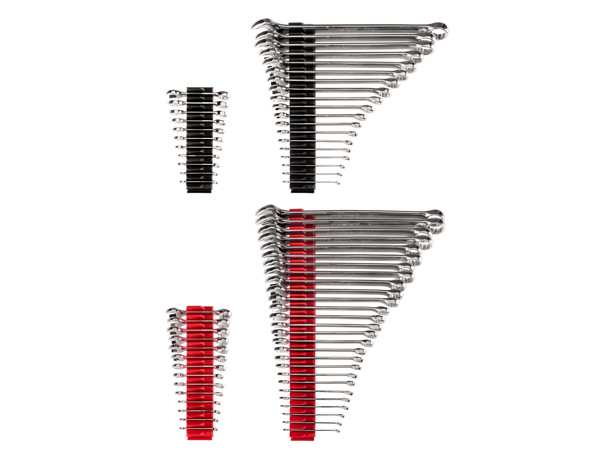 Stubby and Standard Length Combination Wrench Set with Modular Organizers, 71-Piece (1/4 - 1-1/4 in., 6-32 mm)