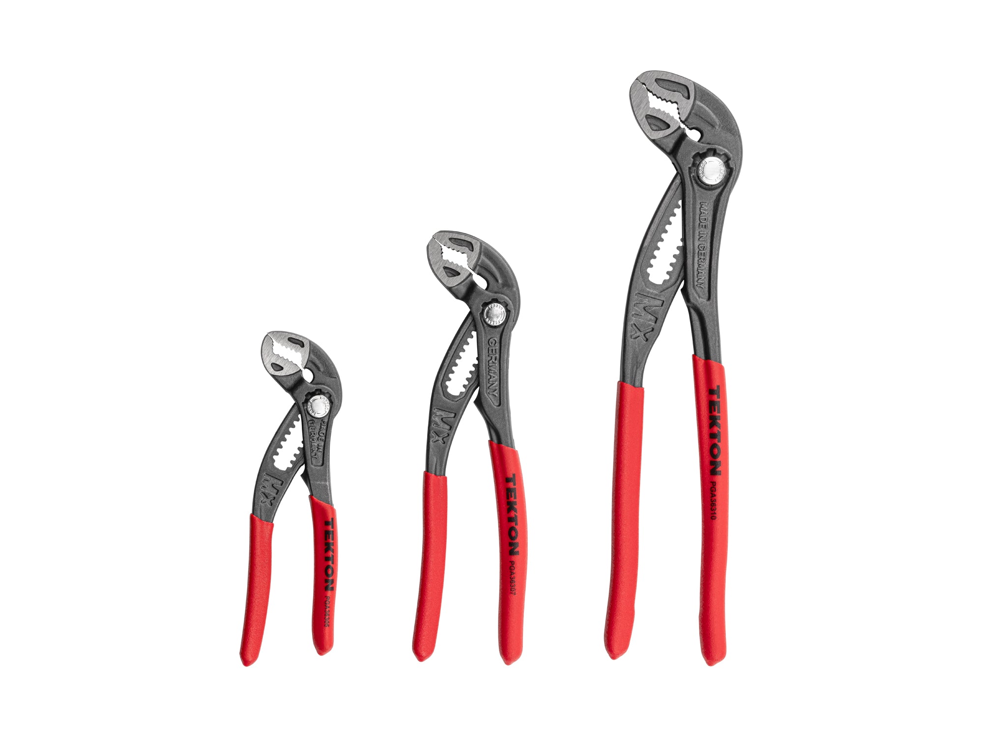 Angle Nose Push Button Adjustable Pliers Set, 3-Piece (5, 7, 10 in.)