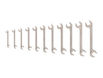 Angle Head Open End Wrench Set, 11-Piece (3/8-1 in.)