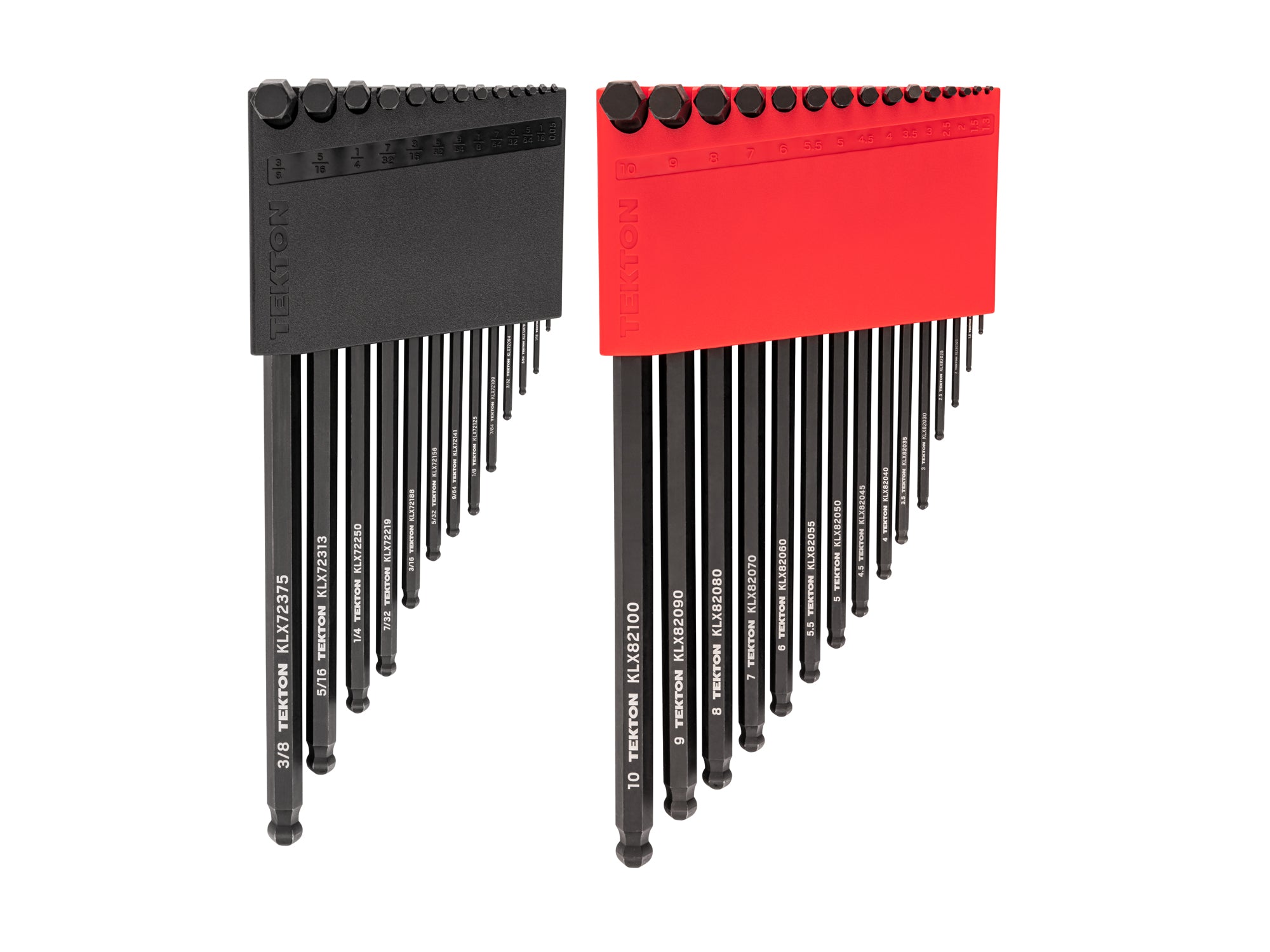 Ball End Hex L-Key Set with Holders, 28-Piece (0.050 - 3/8 in., 1.3 - 10 mm)