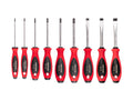 Slotted Screwdriver Set - 4 Inch Shanks, 9-Piece (3 - 14 mm)