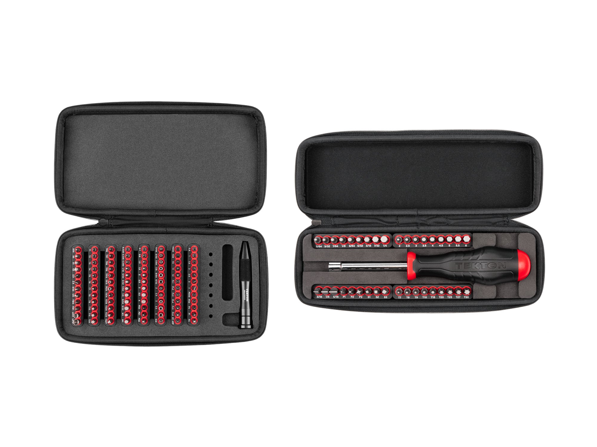 4 mm and 1/4 Inch Bit Driver and Bit Set with Cases (134-Piece)