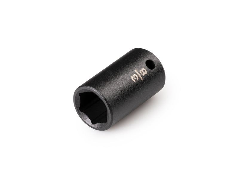 1/4 Inch Drive x 3/8 Inch Shallow 6-Point Impact Socket