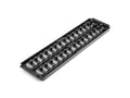 3/8 Inch Drive 2-Rail Socket Organizer Set, Gray (30-Tool)