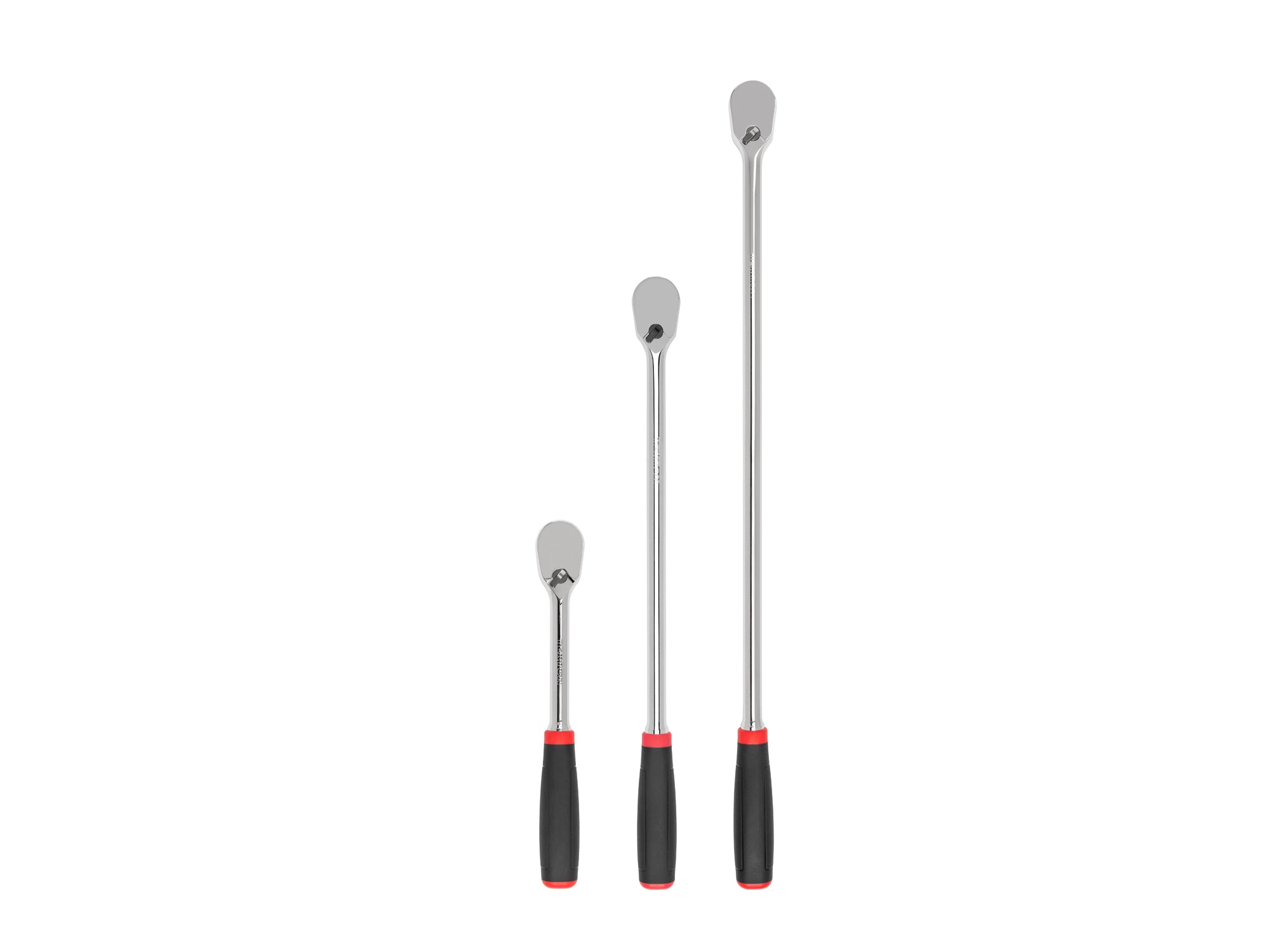 1/2 Inch Drive Non-Quick-Release Comfort Grip Ratchet Set, 3-Piece (10-1/2, 18, 24 in.)