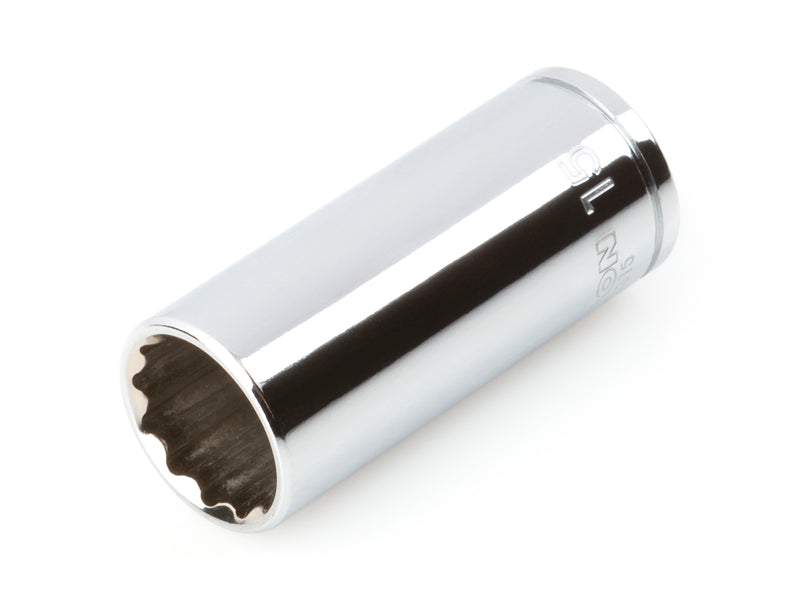 1/4 Inch Drive x 15 mm Deep 12-Point Socket