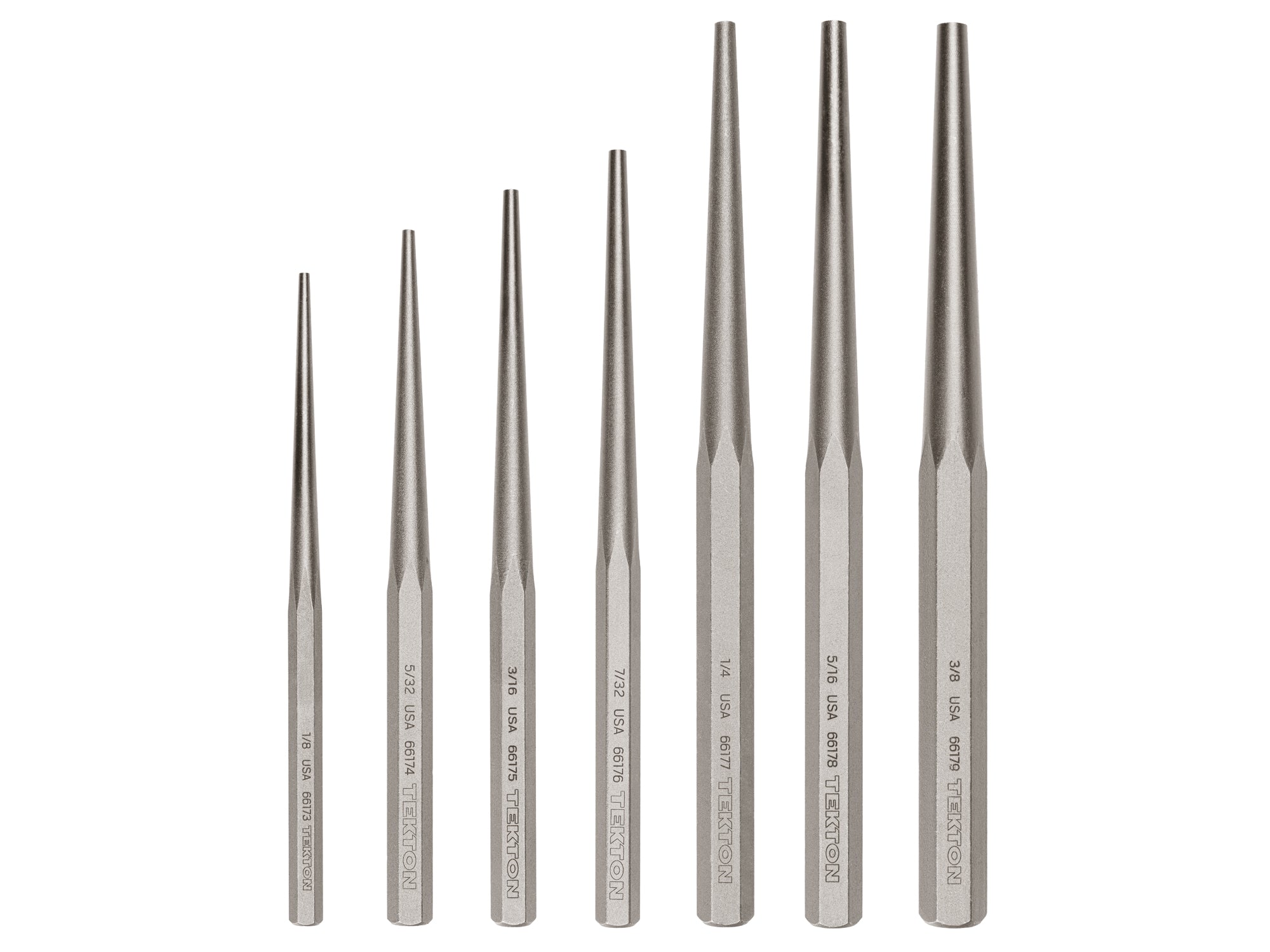 Alignment Punch Set, 7-Piece (1/8 - 3/8 in.)