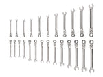 Flex Head 12-Point Ratcheting Combination Wrench Set, 25-Piece (1/4-3/4 in., 6-19 mm)