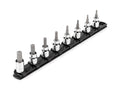3/8 in Drive Hex Bit Socket Set with Rail, 8-Piece (1/8 - 3/8 in.)