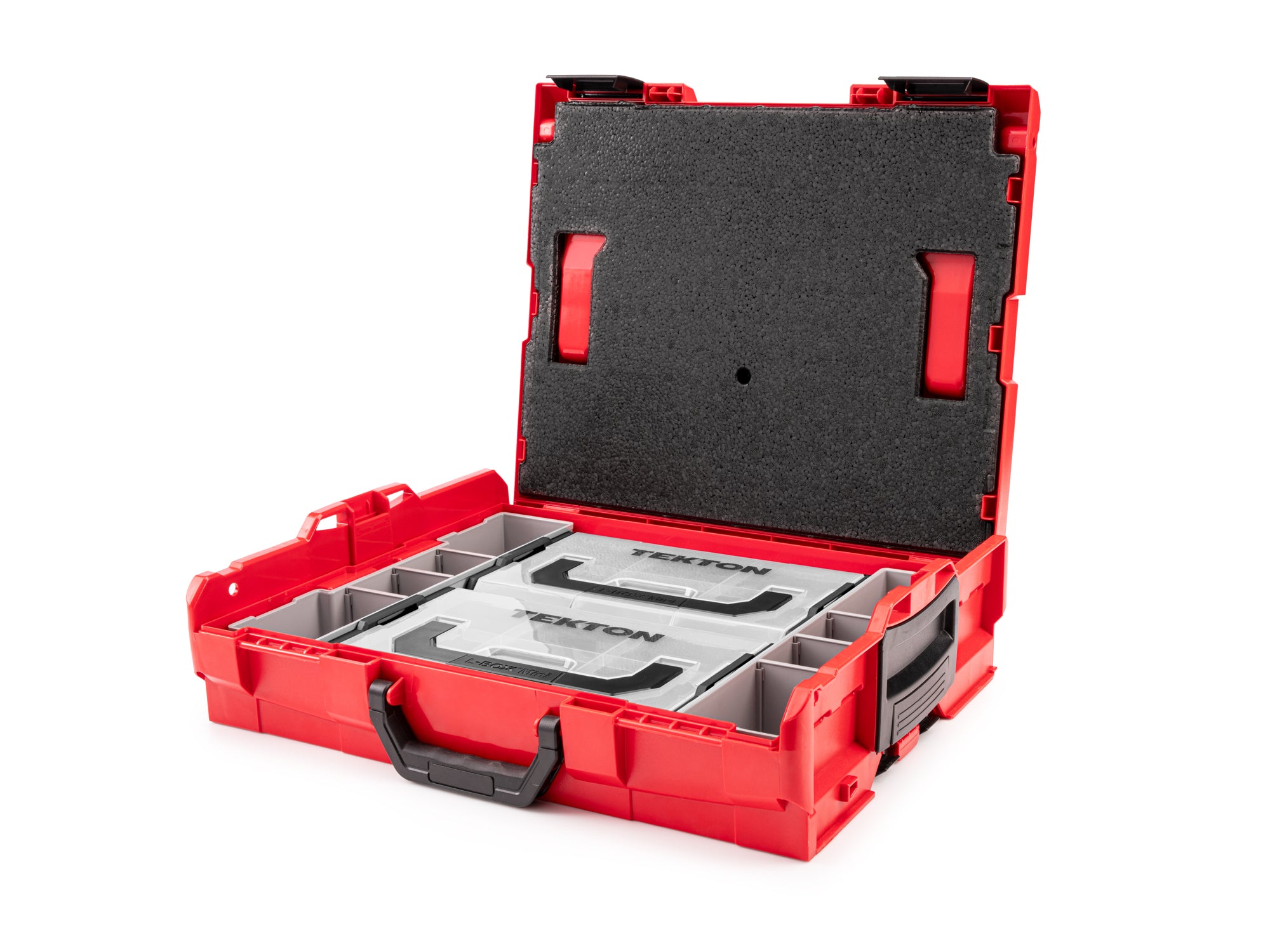 Shallow Stacking Tool Box (L-BOXX 1) with Black Mini Stacking Tool Box ...