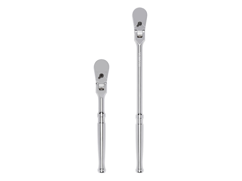 3/8 Inch Drive Flex Head Non-Quick-Release Ratchet Set, 2-Piece (8, 12 in.)