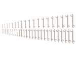 Angle Head Open End Wrench Set, 46-Piece (1/4 - 1-1/4 in., 6-32 mm)