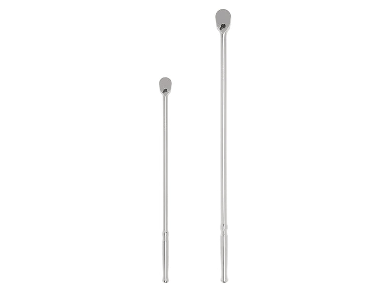 3/8, 1/2 Inch Drive Non-Quick-Release Extra-Long Ratchet Set, 2-Piece (18, 24 in.)