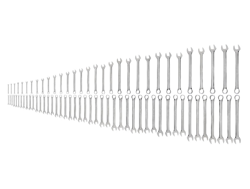 Combination Wrench Set, 76-Piece (1/4-2 in., 6-50 mm)