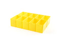 2 x 4 Inch Organizer Bin Set, 10-Piece (Yellow)