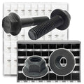 Inch & Metric Grade 8 / Class 10.9 Flange Bolt & Lock Nut Kit - 1176 PCS