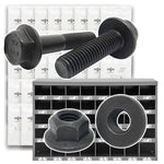 Inch & Metric Grade 8 / Class 10.9 Flange Bolt & Lock Nut Kit - 1176 PCS