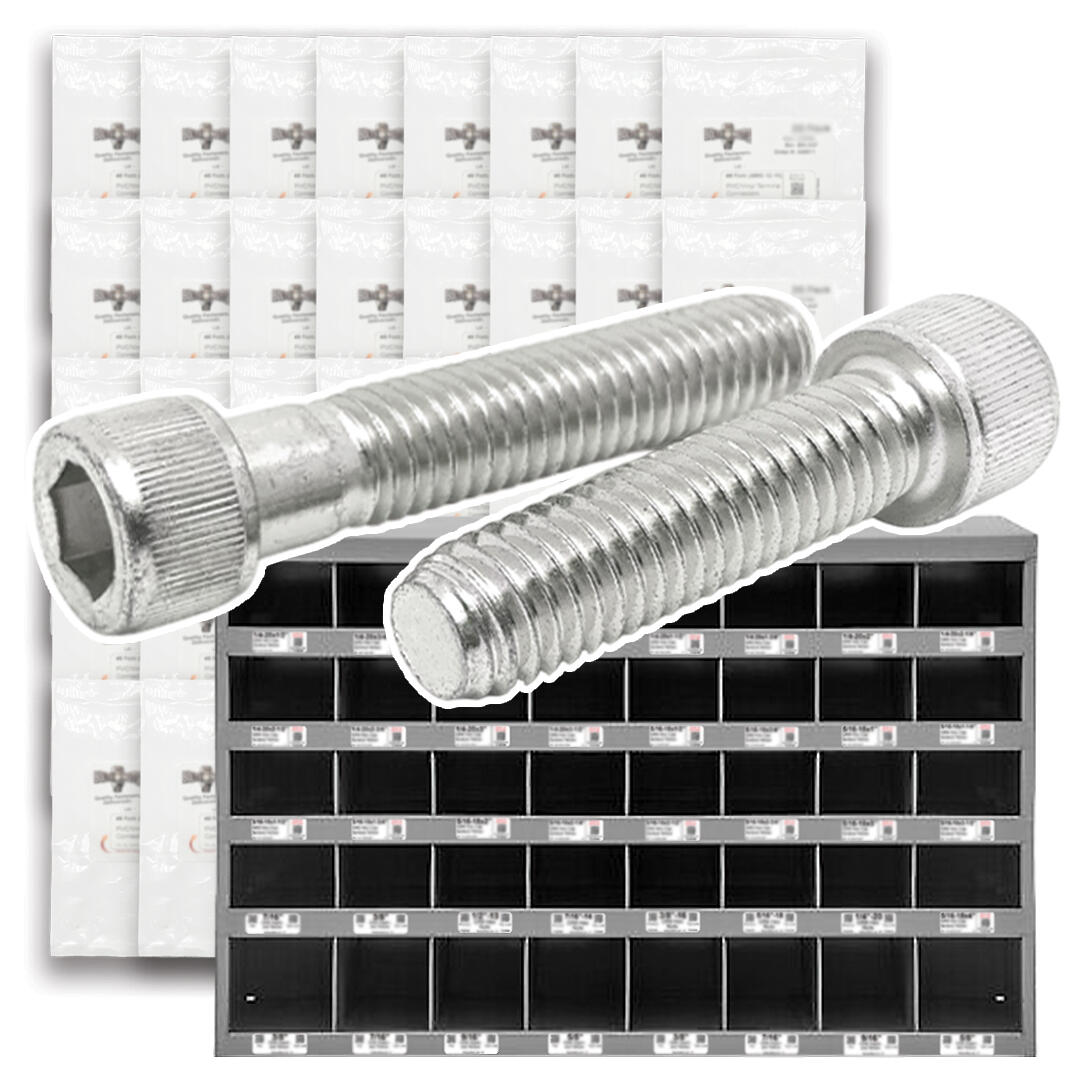 Stainless Steel Socket Head Cap Screws - 1656 PCS