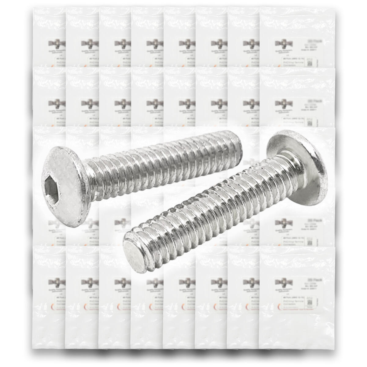 Inch 18-8 Stainless Steel Allen Button Head Socket Cap Screws Bolts Assortment - 904 PCS