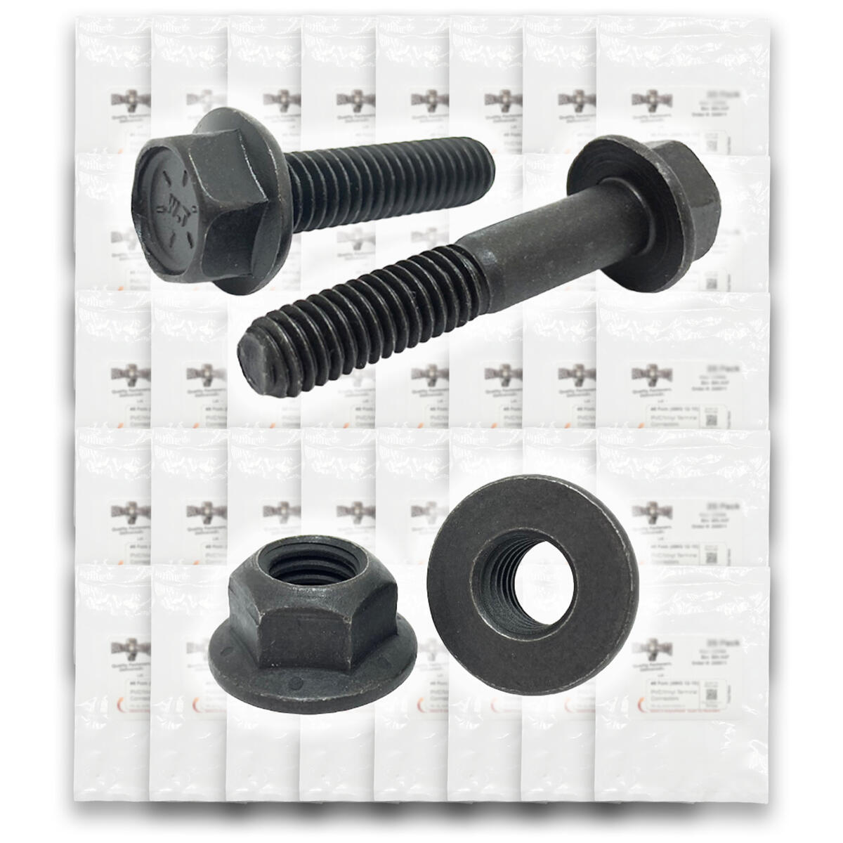 Metric Class 10.9 Hex Flange Frame Bolts & Nuts Assortment Phos & Oil - 369 PCS