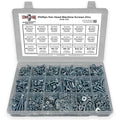 Inch Phillips Pan Head Machine Screws, Hex Nuts, Flat & Lock Washers - 1921 PCS