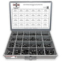 Metric 12.9 Alloy Allen Button Head Socket Cap Screws Bolts Black Oxide Assortment - 905 PCS