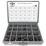 Metric 12.9 Alloy Allen Button Head Socket Cap Screws Bolts Black Oxide Assortment - 905 PCS