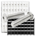 Stainless Steel Button Socket Head Cap Screws - 1656 PCS
