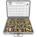 Metric Class 10.9 Hex Flange Frame Bolts & Nuts Assortment Zinc Yellow- 370 PCS
