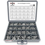 Dome Head Blind Pop Rivets Alum/Alum Mandrel Assortment - 1001 PCS