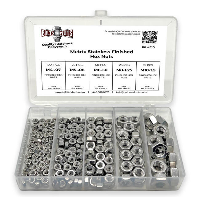 Metric Stainless Finished Hex Nuts