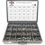 Metric A2-70 Allen Button Head Socket Cap Screws Bolts Stainless Steel Assortment - 905 PCS