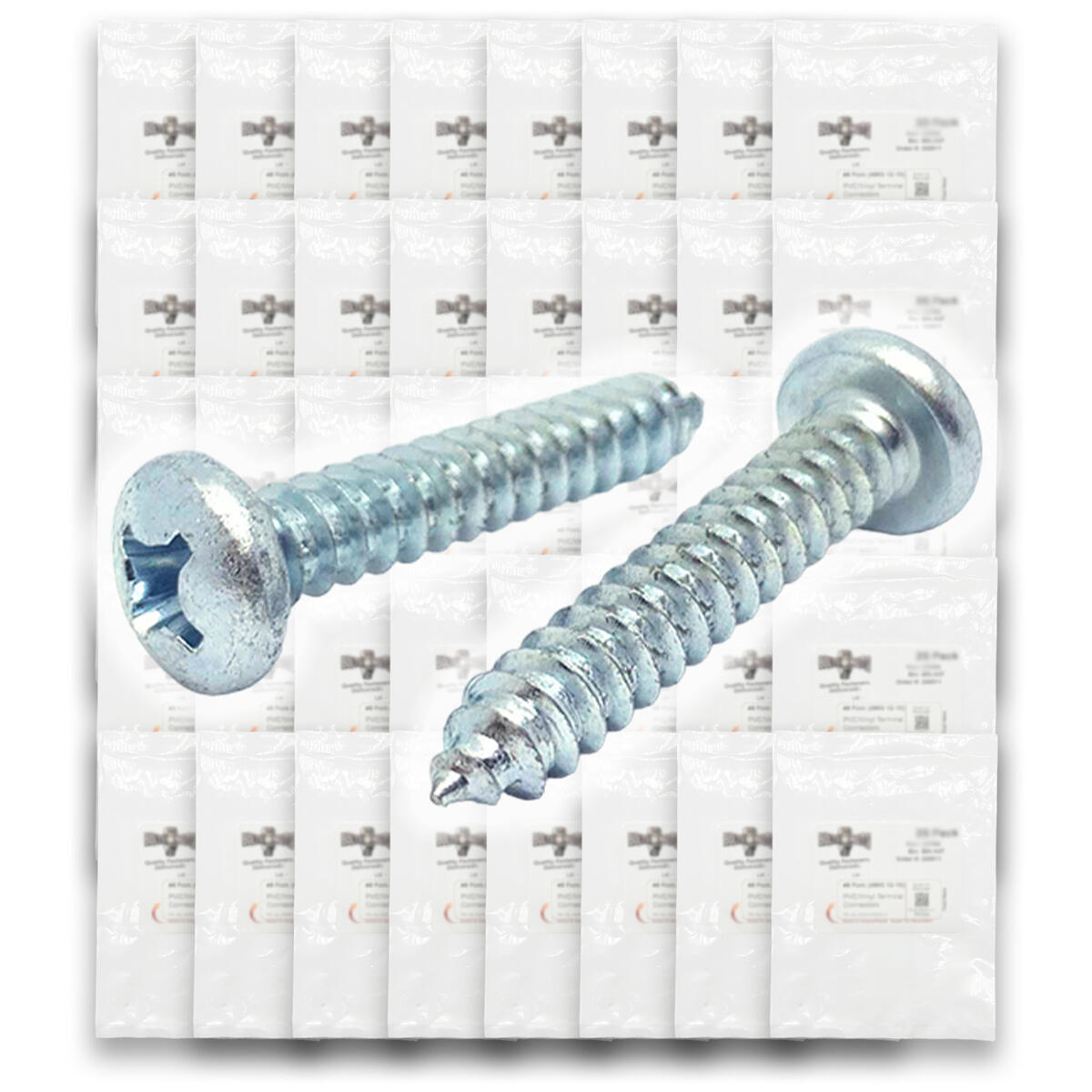 Phillips Pan Head Sheet Metal Self Tapping Screws Assortment - 2840 PCS
