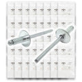Aluminum and Steel Multi-Grip, Closed-End, & Oversized Head Rivets Assortment - 2025 PCS