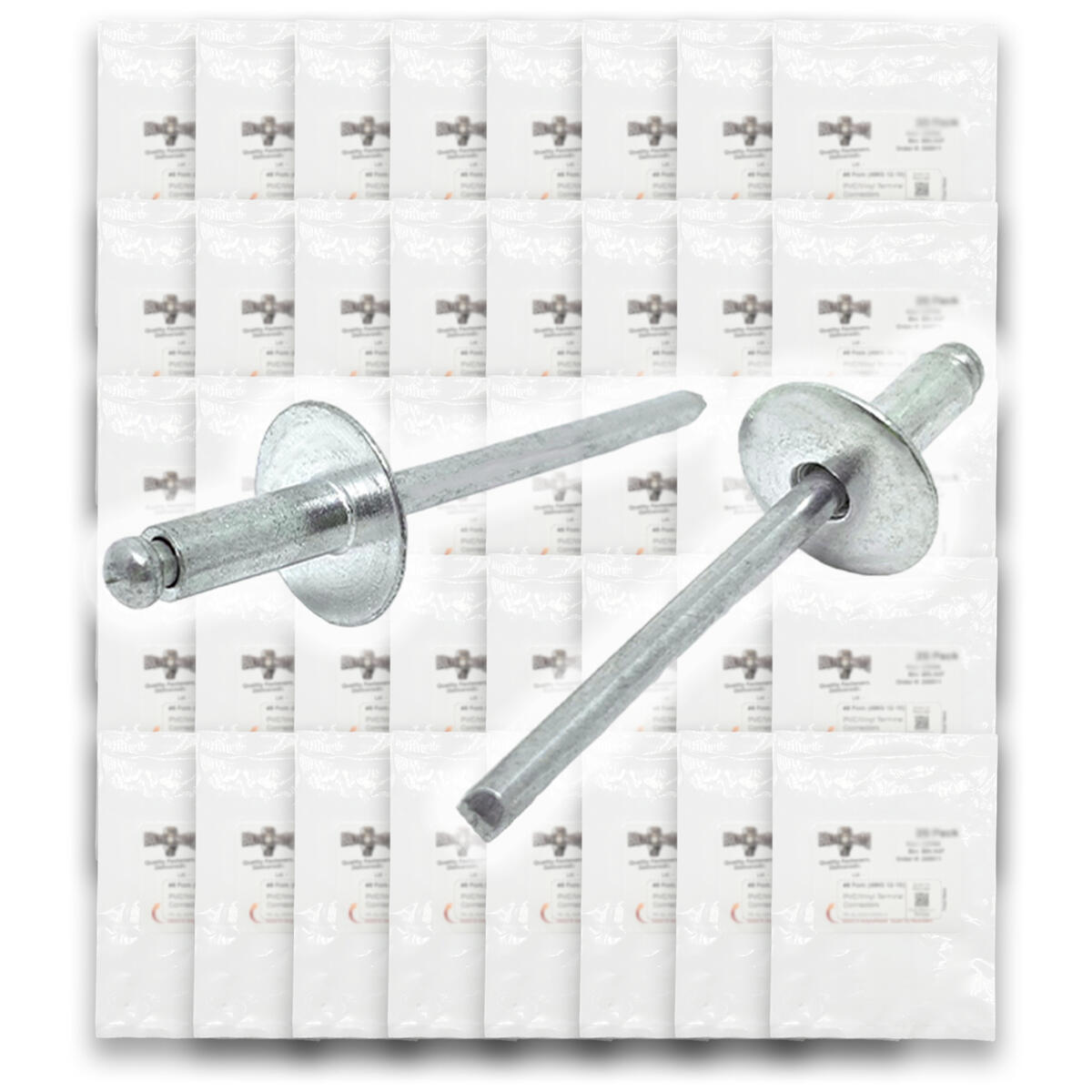Aluminum and Steel Multi-Grip, Closed-End, & Oversized Head Rivets Assortment - 2025 PCS