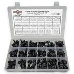 Metric Class 10.9 Hex Flange Bolts & Lock Nuts Assortment - 248 PCS