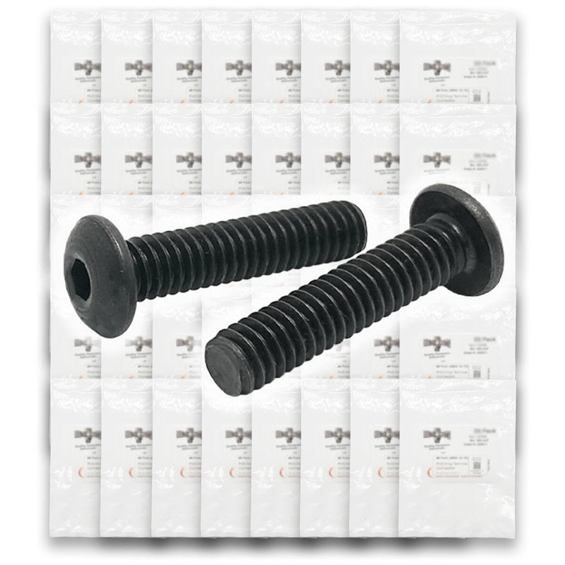 Metric 12.9 Alloy Allen Button Head Socket Cap Screws Bolts Black Oxide Assortment - 904 PCS