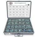 Phillips Round & Flat Head Wood Screws Zinc Assortment - 1641 PCS