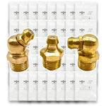 Inch and Metric Brass Zerks Grease Fittings - 550 PCS