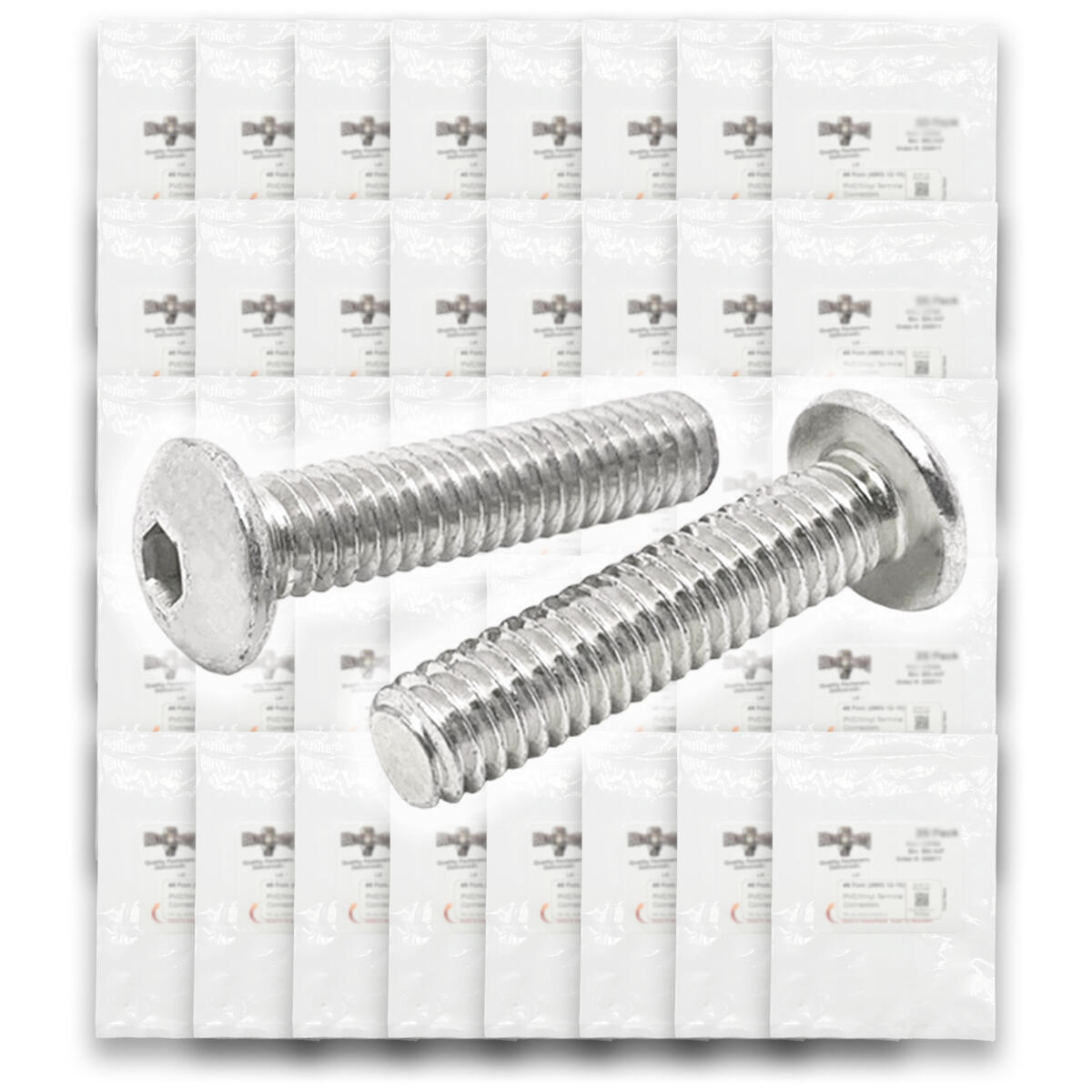 Metric Stainless A2-70 Button Socket Head Cap Screws - 1510 PCS